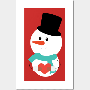 Snowman Posters and Art